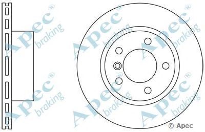 APEC BRAKING dsk2303 -  Тормозной диск